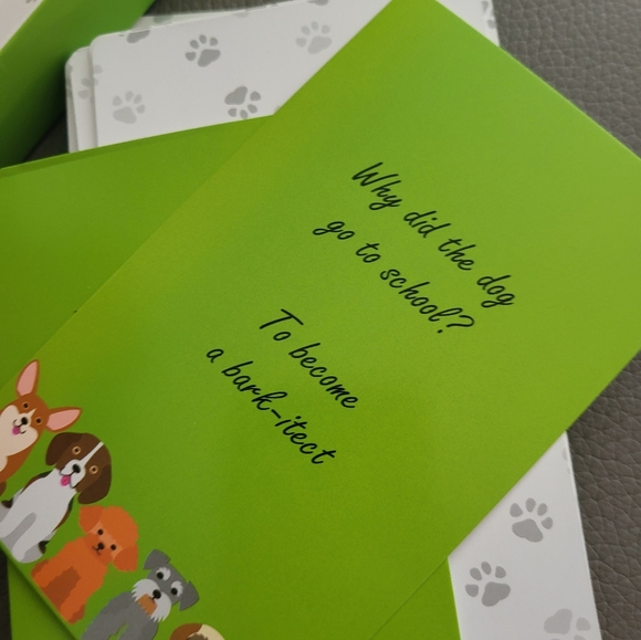 Dog Jokes 50 Cards of Dog Jokes Ages 6+ - Picture 4 of 6